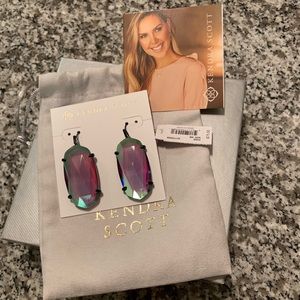 Kendra Scott Esme Earrings in Indigo Dichroic